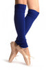 Egyptian Blue Plain Dance/Ballet Leg Warmers