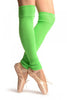 Neon Green Fluorescent Dance/Ballet Leg Warmers