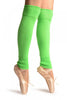 Neon Green Fluorescent Dance/Ballet Leg Warmers