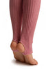 Crepe Pink Stirrup Dance/Ballet Leg Warmers