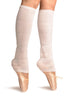 White Gaufre Dance/Ballet Leg Warmers