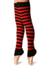 Red & Black Stripes Dance/Ballet Leg Warmers
