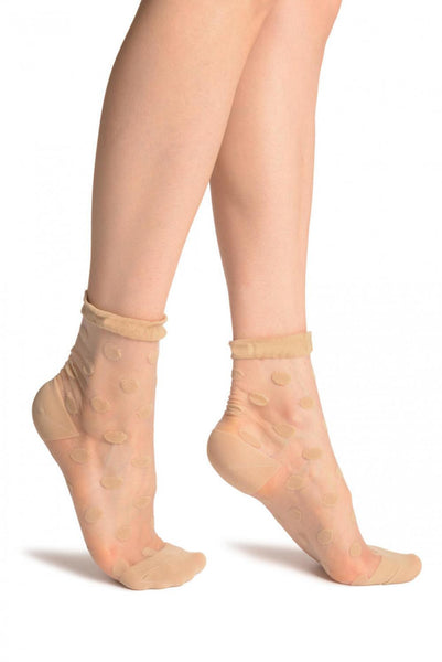  LissKiss Beige Fishnet With Wide Top & Opaque Toe Knee High  Socks - Socks : Clothing, Shoes & Jewelry