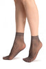 Mini Polka Dot Print 20 Den Ankle High Socks
