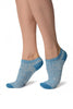 Blue Melange Footies