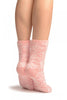 Pink Nordic Pattern Soft Feather Touch Bed Lounge Socks