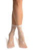 White Lilly Lace Socks Ankle High
