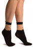 Je Taime Black Ankle High Socks