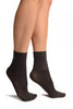 Dark Grey Comfort Top Strong Ankle High Socks