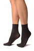 Dark Grey Comfort Top Strong Ankle High Socks