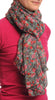 Small Roses On Grey Unisex Scarf & Beach Sarong