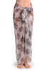 Skulls With Flowers On White Unisex Scarf & Beach Sarong