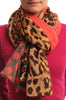 Pink Grey & Leopard With Pink Polka Dots Unisex Scarf & Beach Sarong