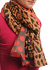 Pink Grey & Leopard With Pink Polka Dots Unisex Scarf & Beach Sarong