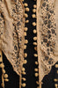 Beige Vintage Lace With Soft Pearls
