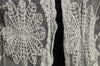 Light Grey Vintage Lace With Flowers