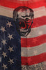 Vintage American Flag With Skulls Unisex Scarf & Beach Sarong