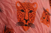 Beige & Brown Leopard On Pink