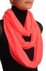 Fluorescent Pink Two Or Three Loops Snood