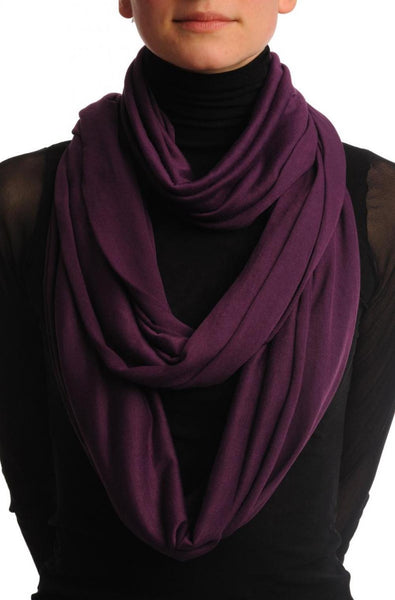 Purple Two Or Three Loops Snood