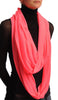 Fluorescent Light Pink Two Or Three Loops Snood