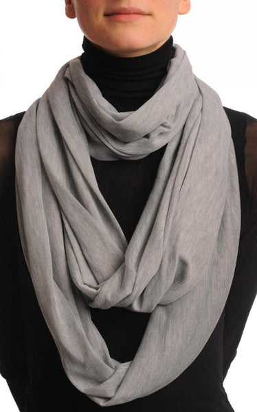 Grey Two Or Three Loops Snood