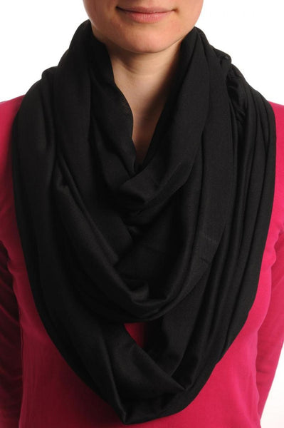 Black Two Or Three Loops Snood