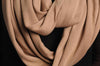 Mocha Soft Cotton Snood Scarf