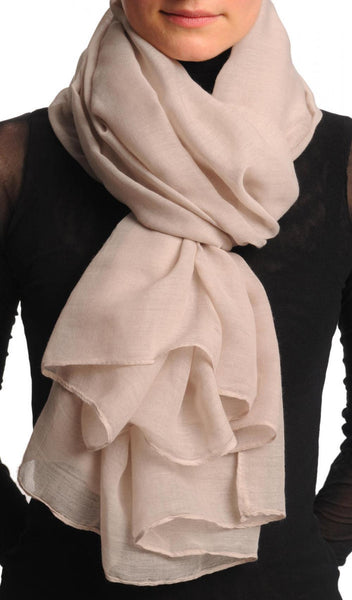 Plain Light Grey Unisex Scarf & Beach Sarong