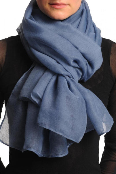 Plain Slate Grey Unisex Scarf & Beach Sarong