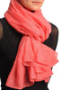 Plain Chestnut Pink Unisex Scarf & Beach Sarong