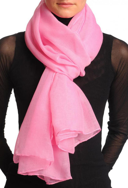 Plain Puce Pink Unisex Scarf & Beach Sarong