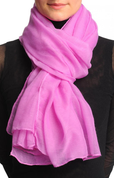 Plain Twilight Magenta Pink Unisex Scarf & Beach Sarong