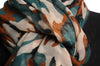 Green White & Brown Camouflage Unisex Scarf & Beach Sarong