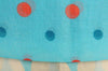 Rainbow Polka Dots On Blue Unisex Scarf & Beach Sarong