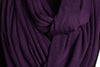 Purple Soft Cotton Snood Scarf