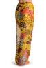 Summer Flowers & Butterflies On Yellow Unisex Scarf & Beach Sarong