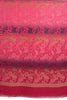 Gradient Flowers On Fuchia Pink Unisex Pashmina