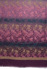 Gradient Flowers On Purple Unisex Pashmina