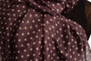 White Polka Dot On Purple Unisex Scarf