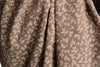 Small White Flowers On Textured Grey Scarf
