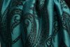 Large Paisley On Bondi Blue Pashmina With Tassels