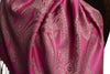 Large Paisley On Pink Pashmina With Tassels