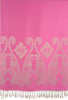 Large Paisley On Pink Pashmina With Tassels