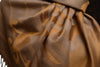 Rising Sun On Brown Grey Pashmina With Tassels