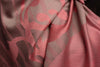 Rising Sun On Pink Grey Pashmina With Tassels
