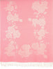 Roses On Pink Pashmina With Tassels