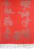 Roses On Red Pashmina With Tassels