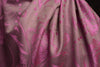 Pearls & Paisleys On Fuchsia Pink & Grey Pashmina With Tassels