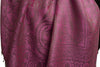 Mirrored Paisley On Ultra Pink Pashmina With Tassels